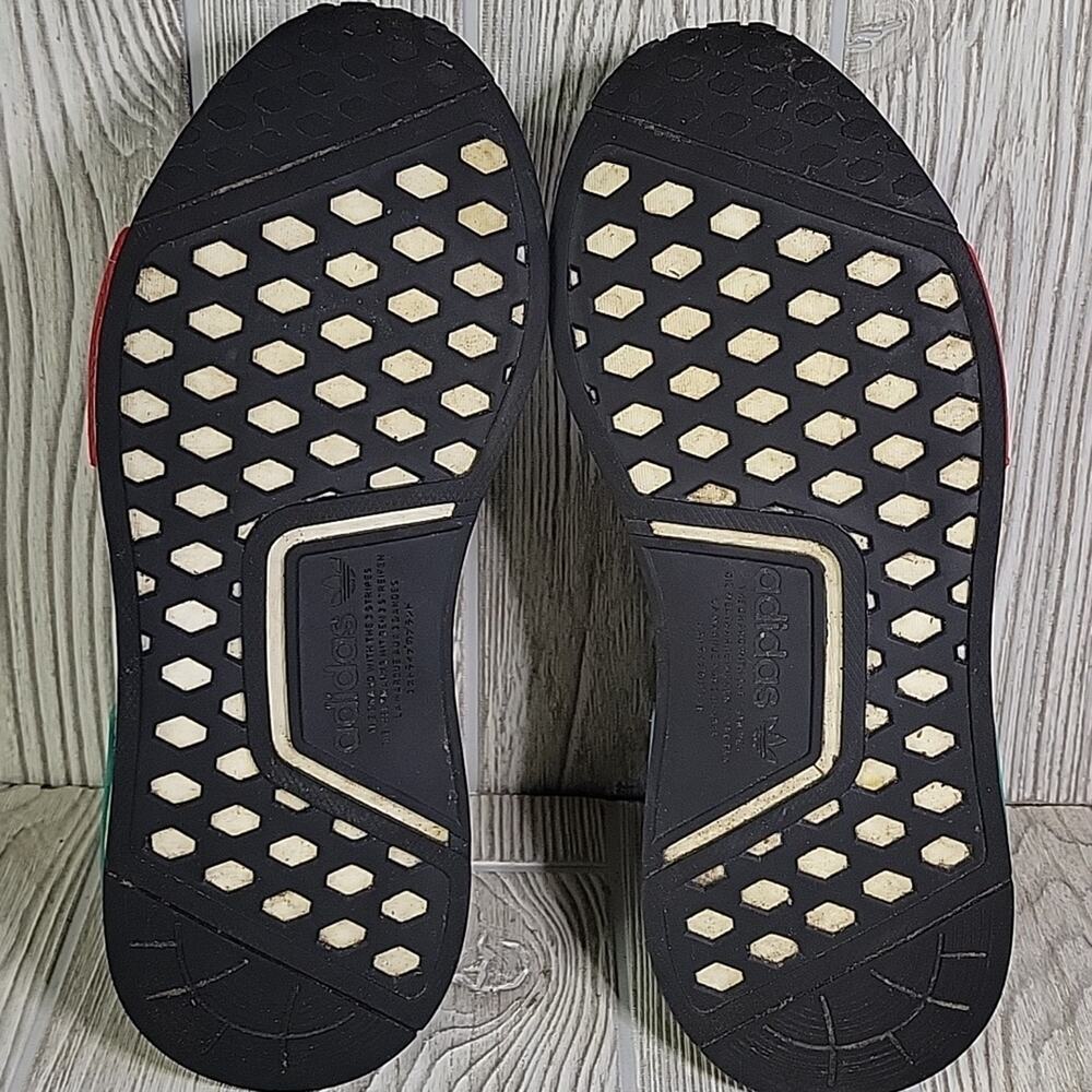 Adidas Boost NMD R1 Legend Japan Heel Black Athletic Sneakers Mens Size 7.5 - Picture 7 of 11